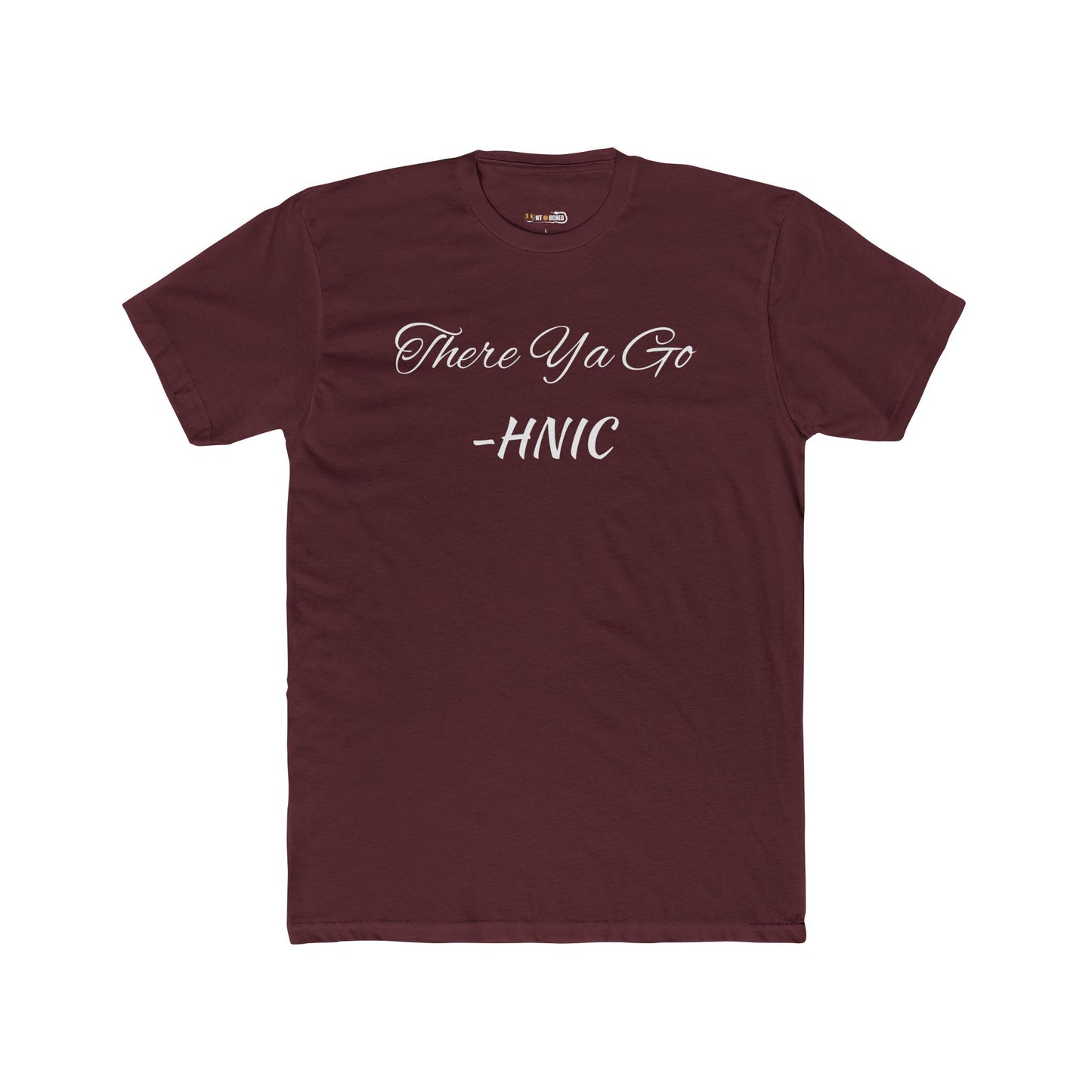 Unisex HNIC Cotton Crew Tee - Fun Emoji Design for Everyday Wear
