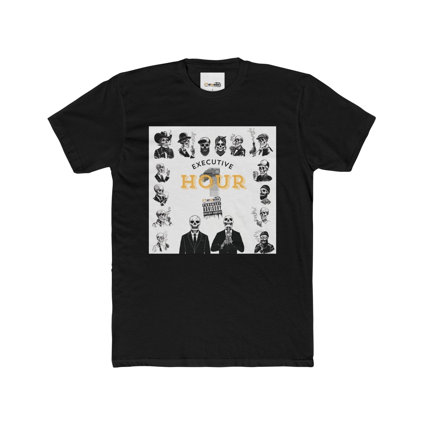 Cover Art Collection Unisex Cotton Crew Tee - 'Executive Hour 1' Graphic T-Shirt