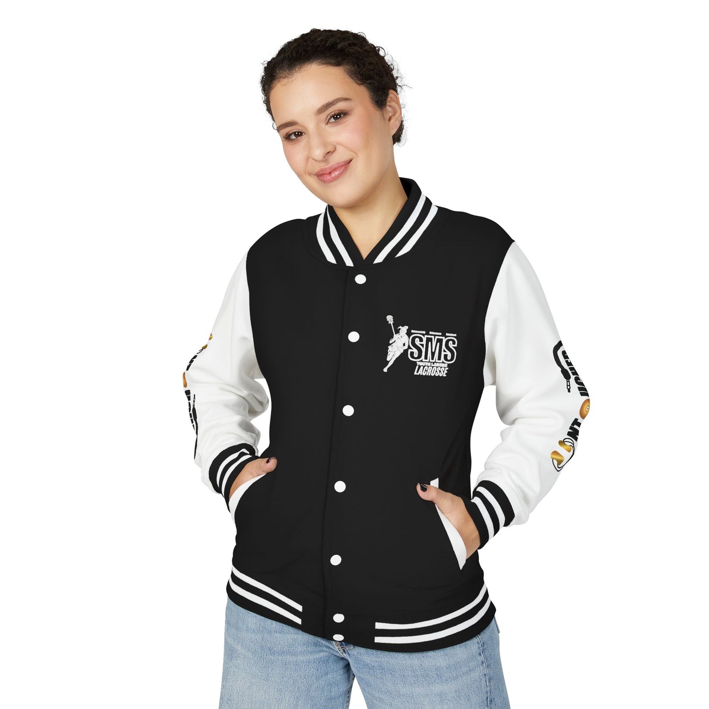Stylish Unisex SMS Letterman Jacket