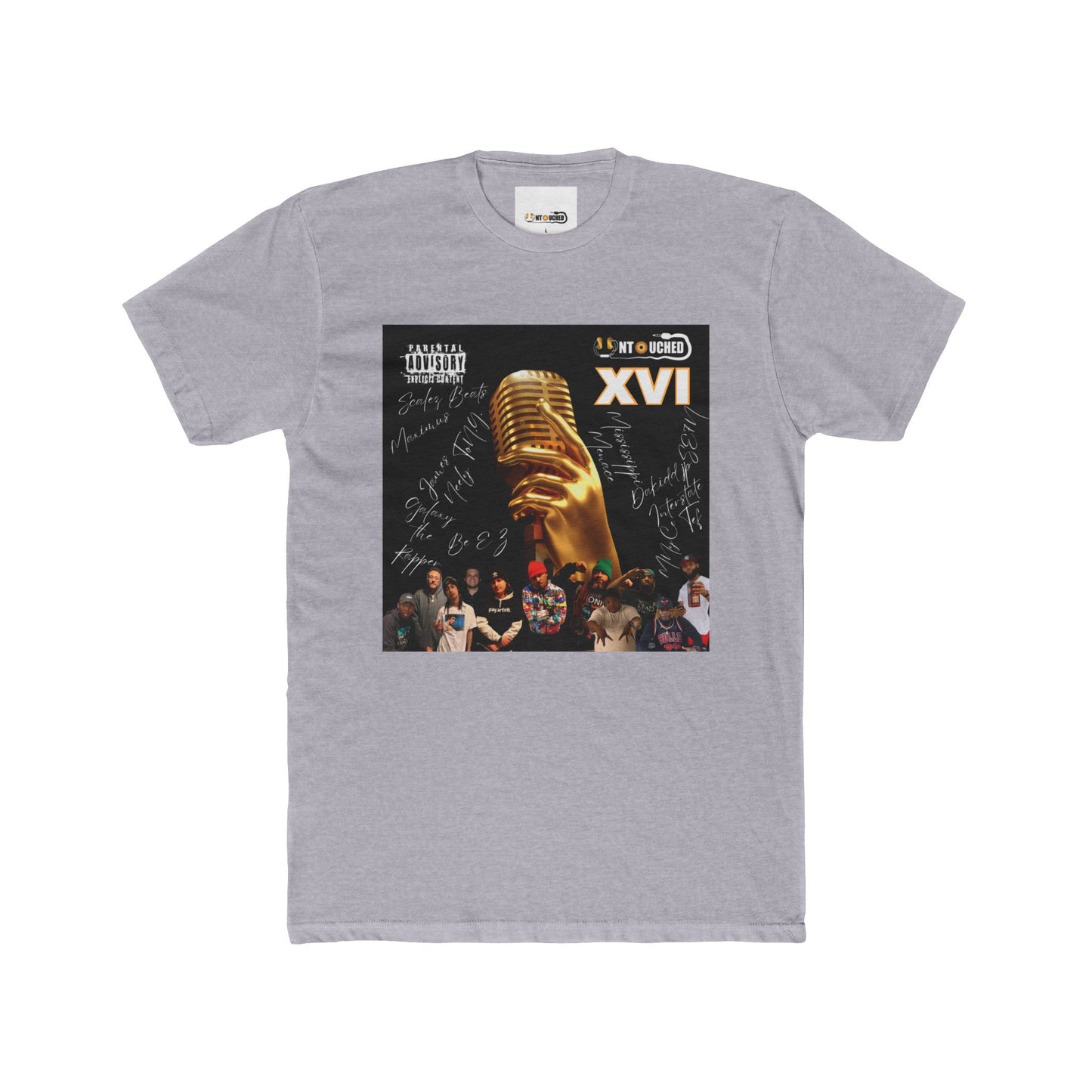 Cover Art Collection Unisex Cotton Crew Tee - 'XVI' Graphic T-Shirt