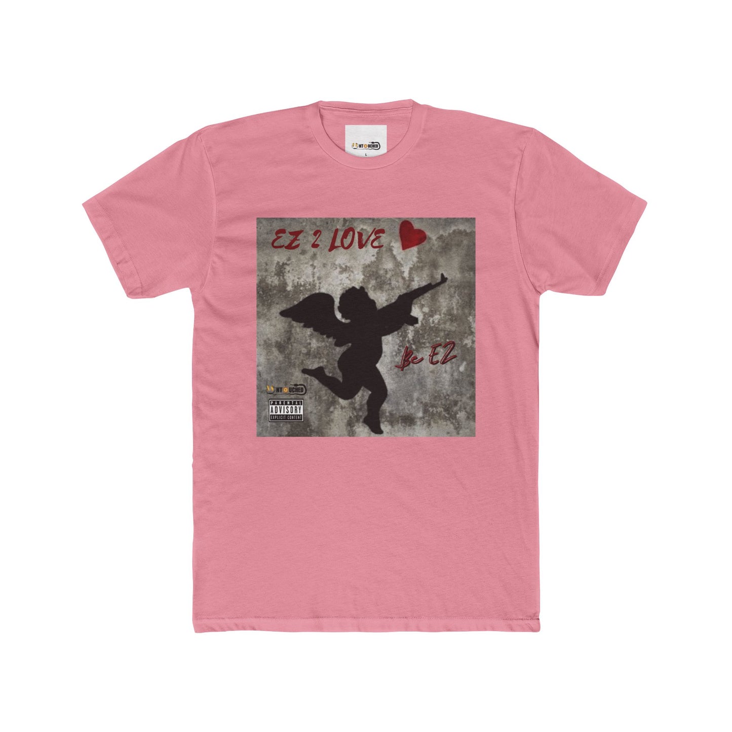 Cover Art Collection Unisex Cotton Crew Tee - ' EZ 2 Love' Graphic T-Shirt