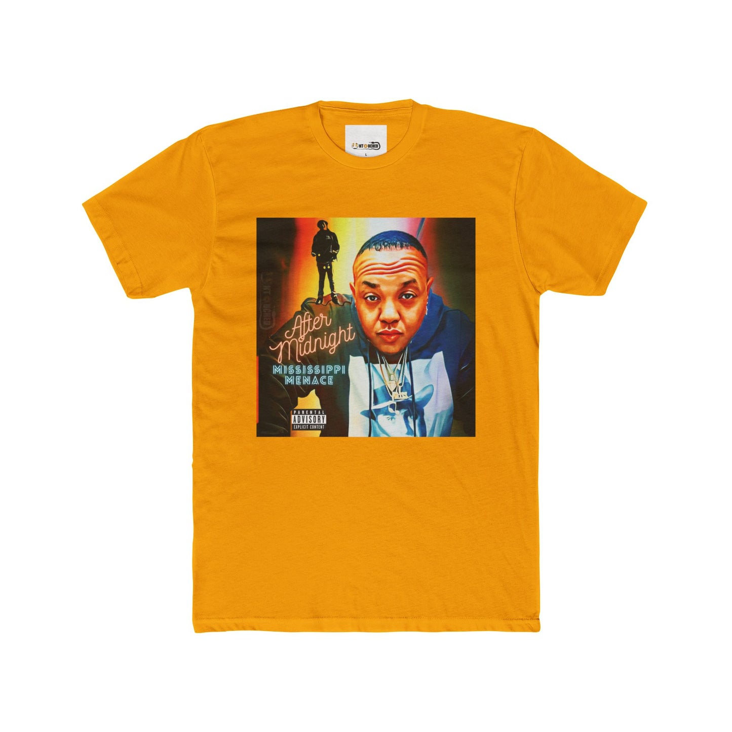 Cover Art Collection Unisex Cotton Crew Tee - 'After Midnight' Graphic T-Shirt