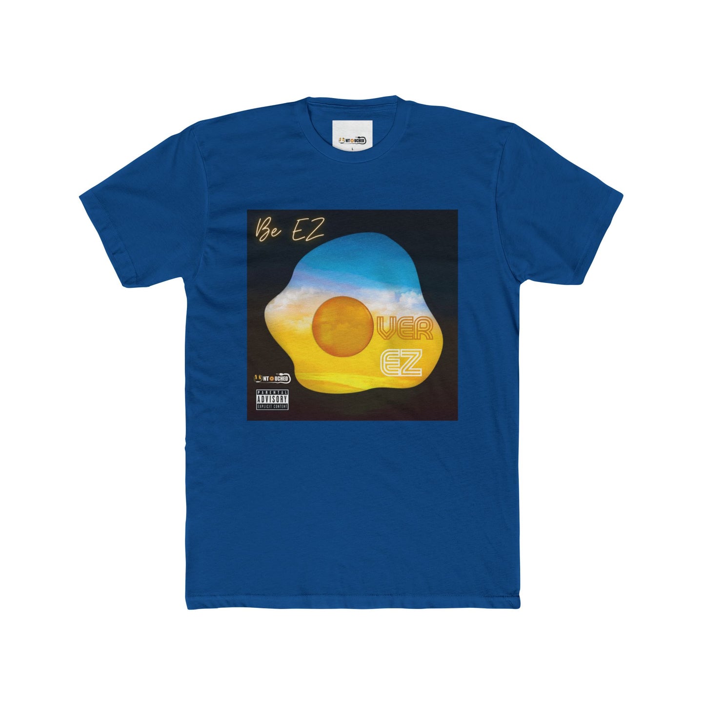Cover Art Collection Unisex Cotton Crew Tee - 'Over EZ' Graphic T-Shirt