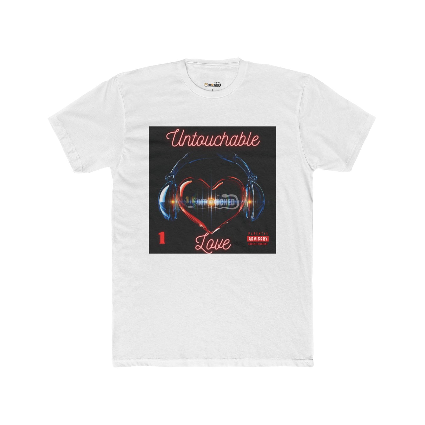 Cover Art Collection Unisex Cotton Crew Tee - 'Untouchable Love Part 1' Graphic T-Shirt
