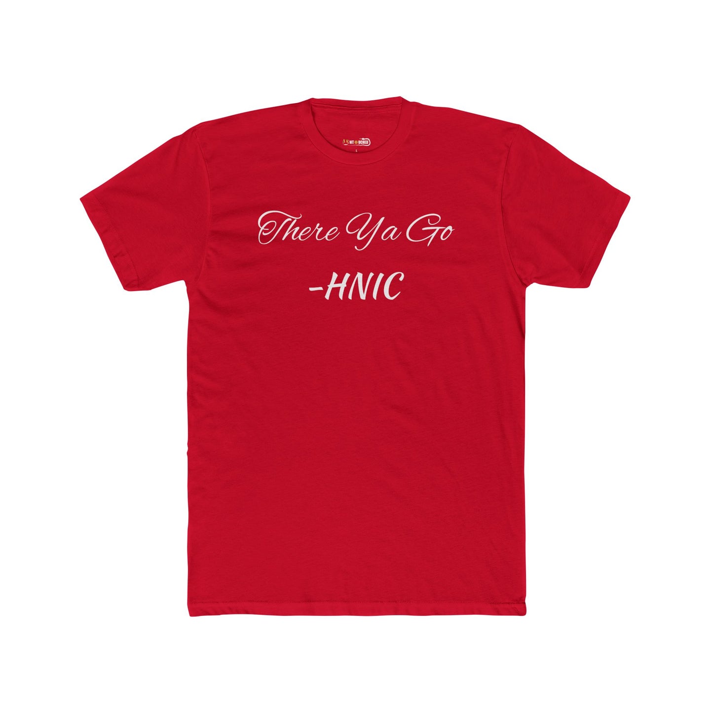 Unisex HNIC Cotton Crew Tee - Fun Emoji Design for Everyday Wear
