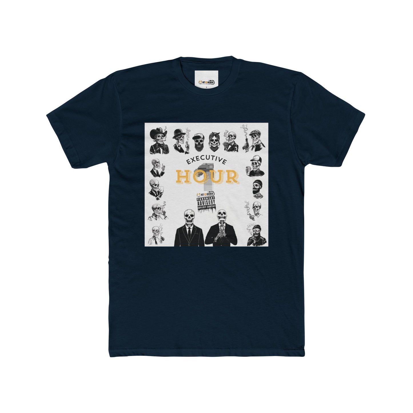 Cover Art Collection Unisex Cotton Crew Tee - 'Executive Hour 1' Graphic T-Shirt