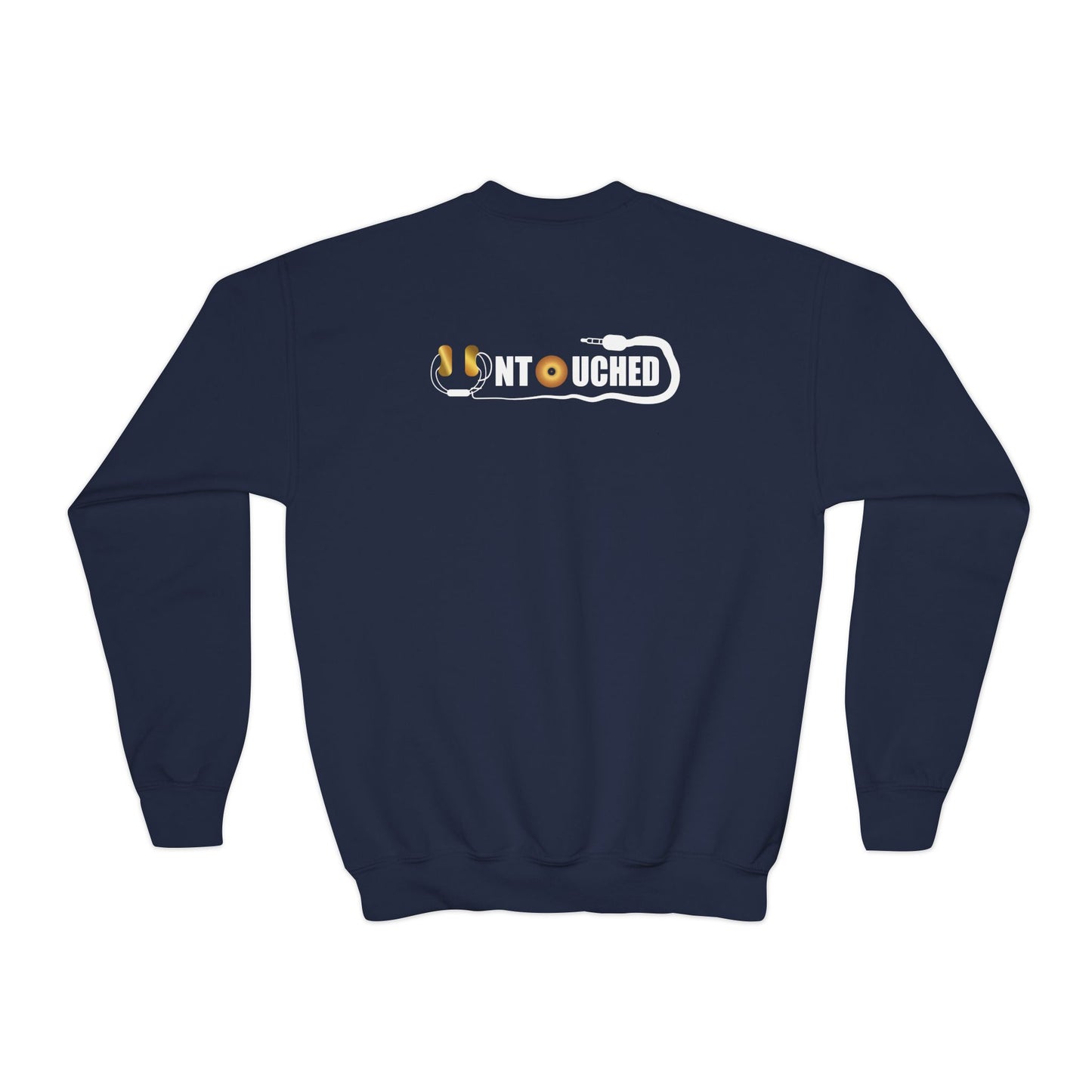 Youth Crewneck Sweatshirt - The Why Kidz Star and Untouched Design
