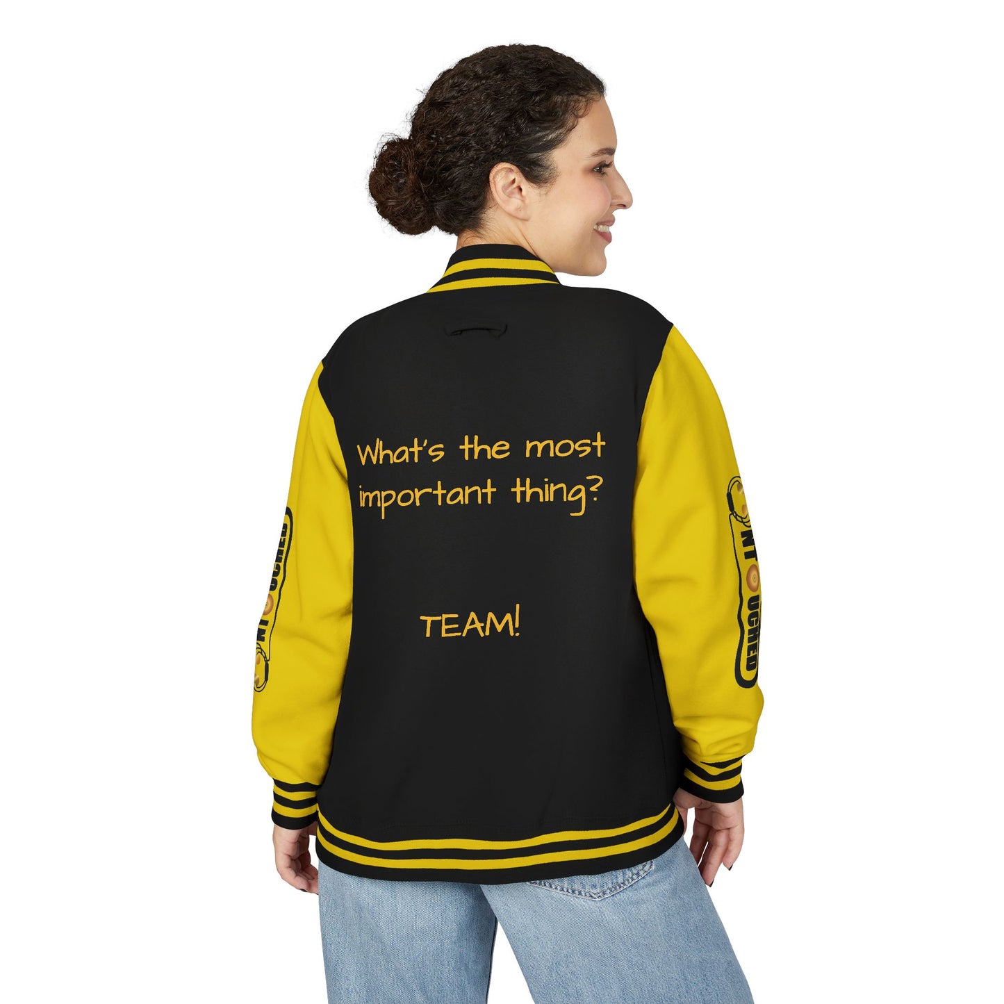 Stylish Unisex SMS Letterman Jacket