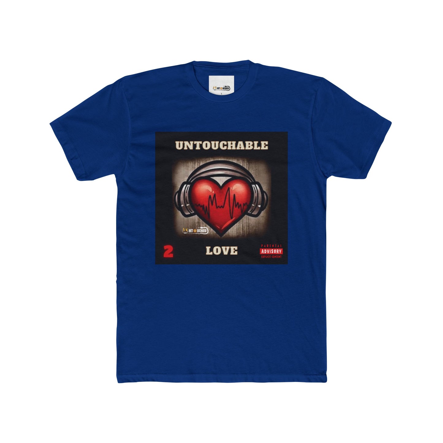 Cover Art Collection Unisex Cotton Crew Tee - 'Untouchable Love Part 2' Graphic T-Shirt