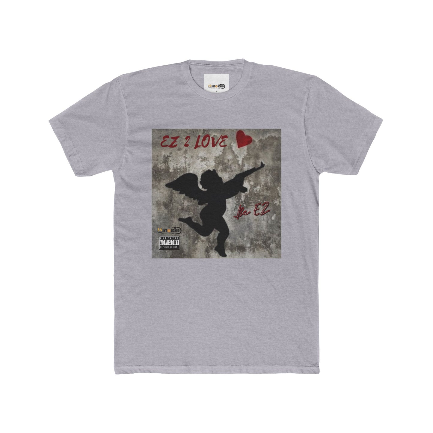 Cover Art Collection Unisex Cotton Crew Tee - ' EZ 2 Love' Graphic T-Shirt
