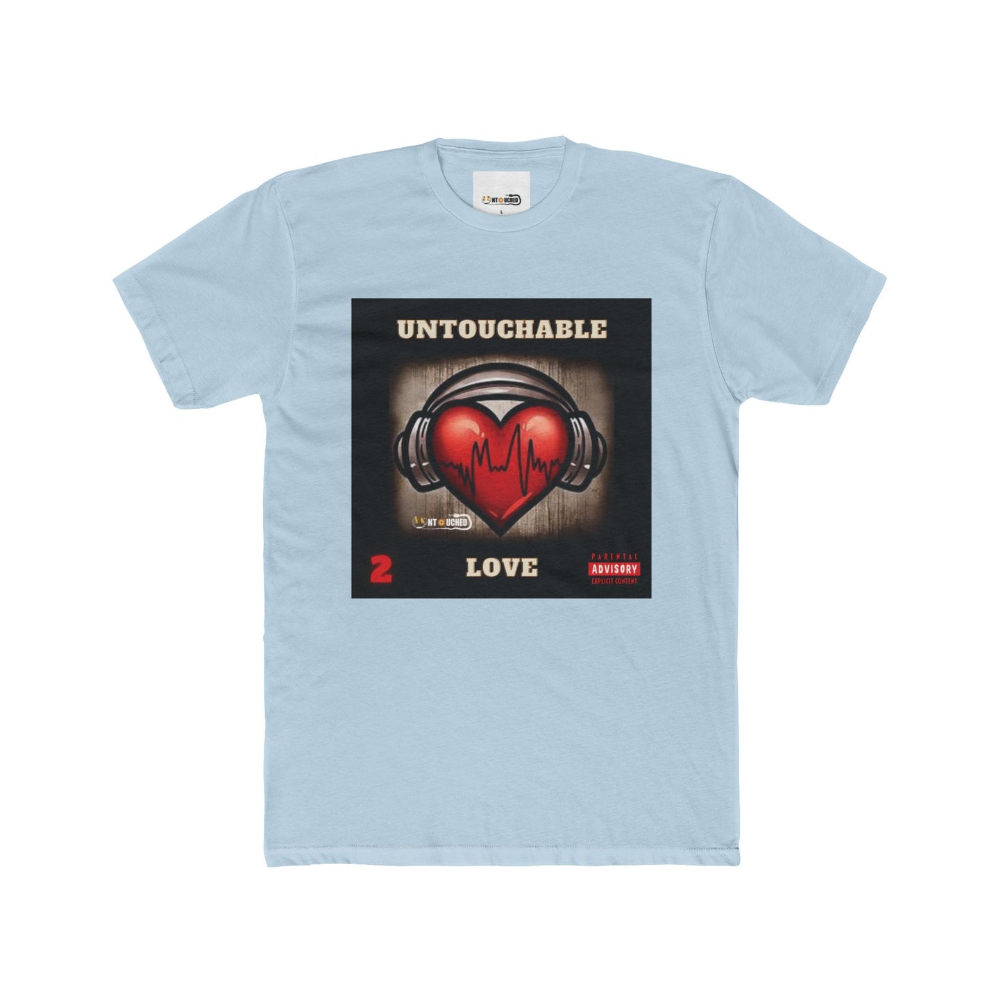Cover Art Collection Unisex Cotton Crew Tee - 'Untouchable Love Part 2' Graphic T-Shirt
