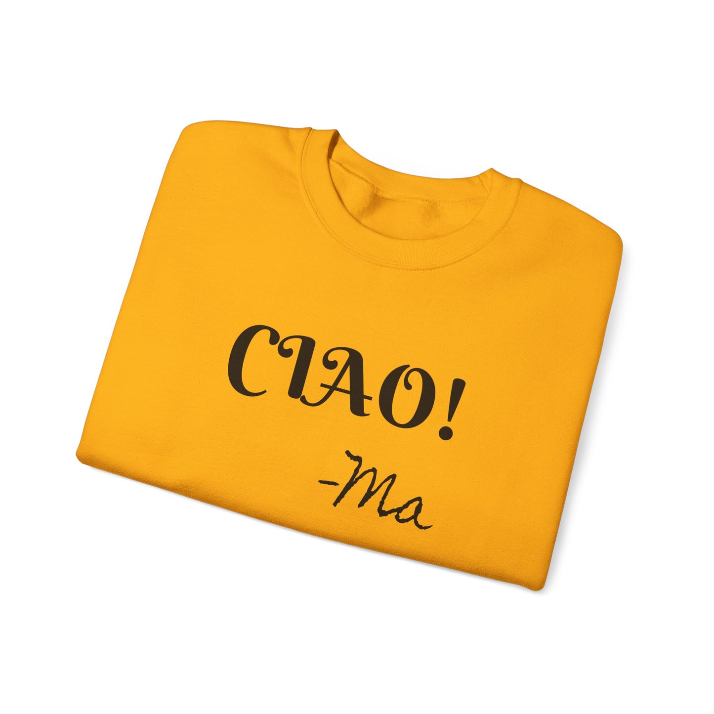Ciao! Mom Unisex Heavy Blend Sweatshirt - Cozy Gift for Mother's Day & Casual Outings