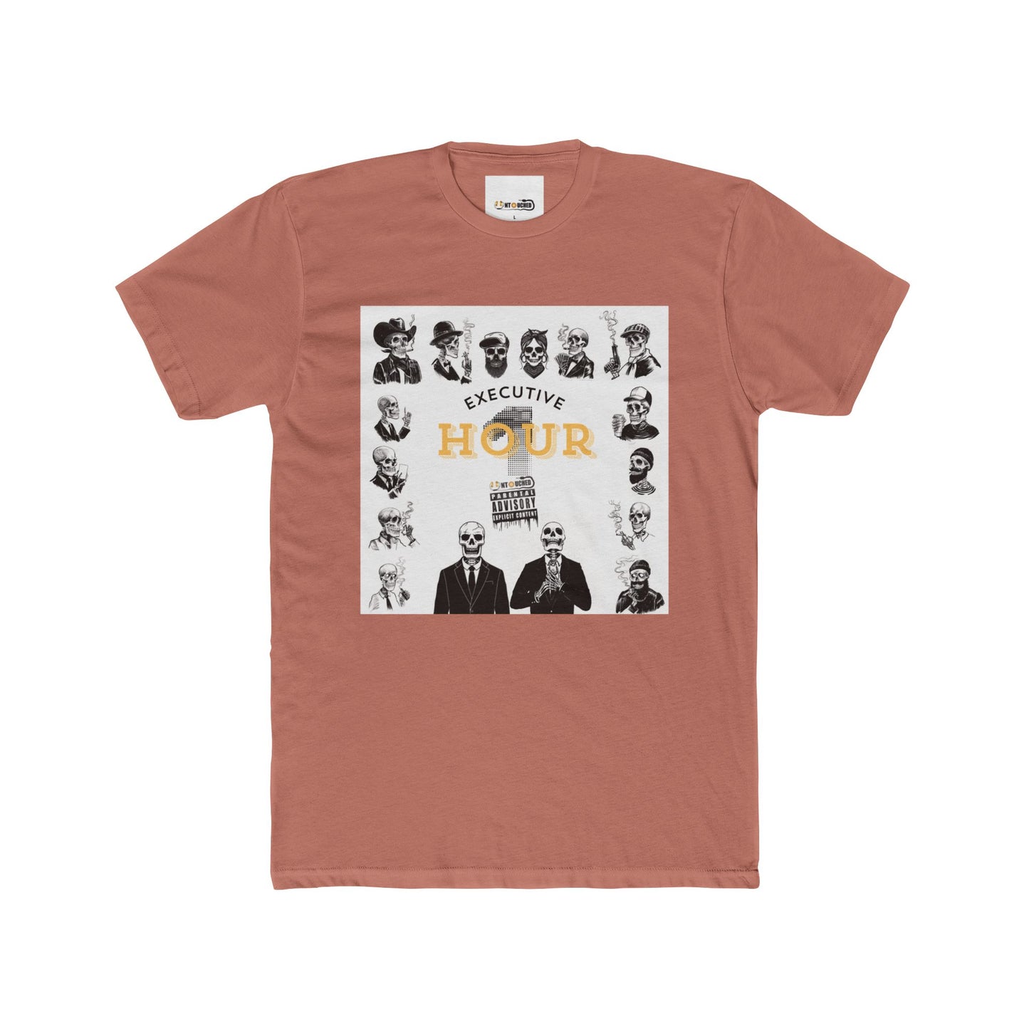 Cover Art Collection Unisex Cotton Crew Tee - 'Executive Hour 1' Graphic T-Shirt