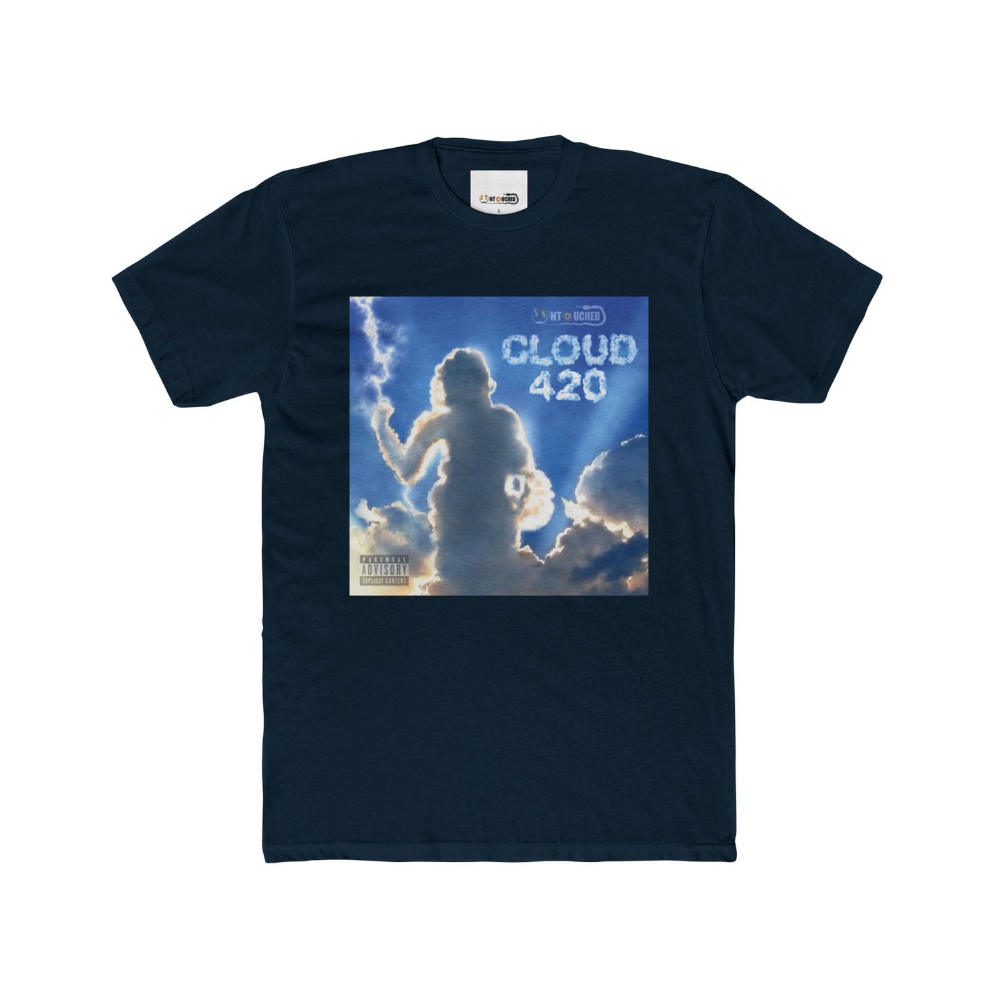 Cover Art Collection Unisex Cotton Crew Tee - 'Cloud 420' Graphic T-Shirt