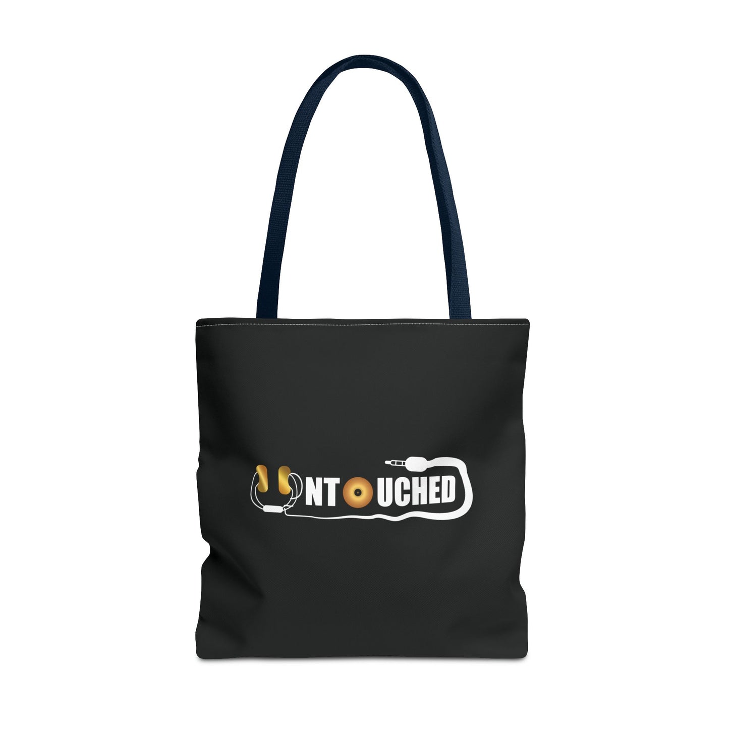 Untouched Music-Themed Tote Bag with QR Code