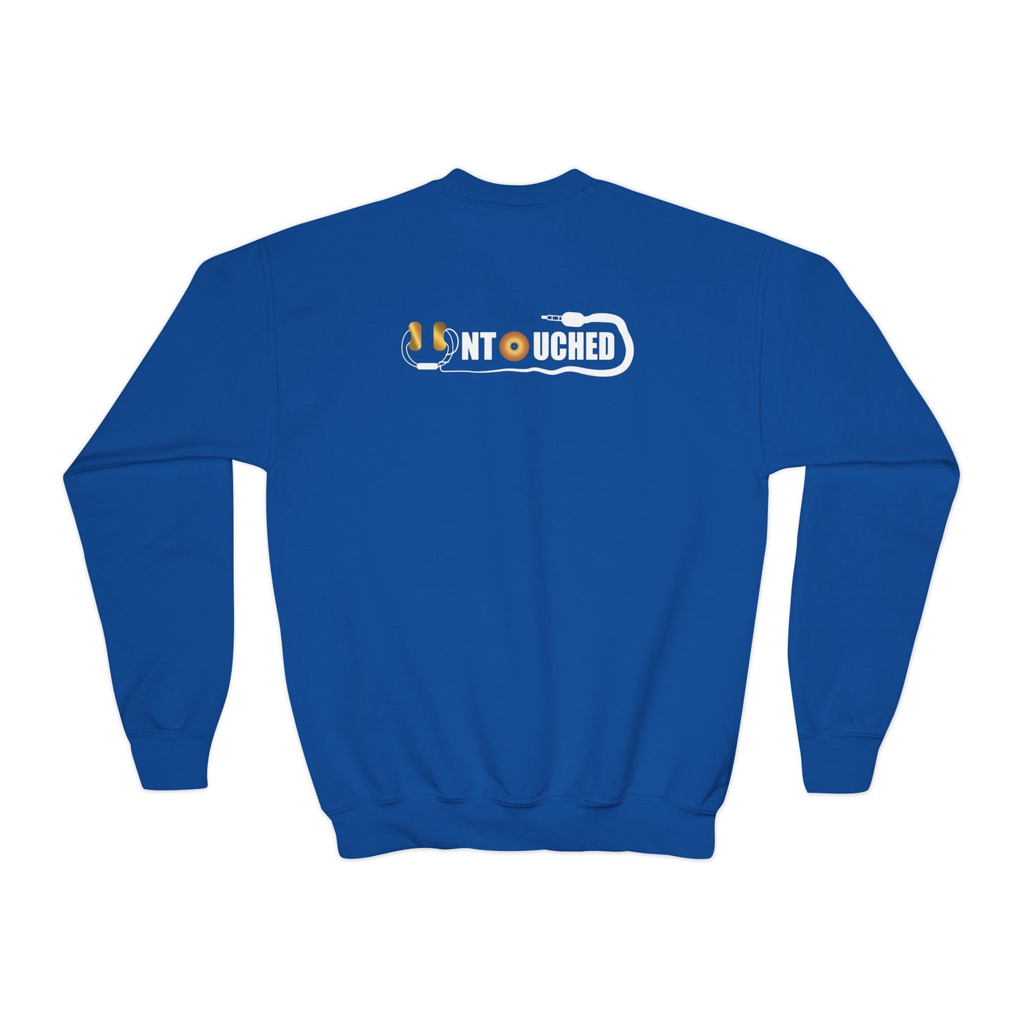 Youth Crewneck Sweatshirt - The Why Kidz Star and Untouched Design