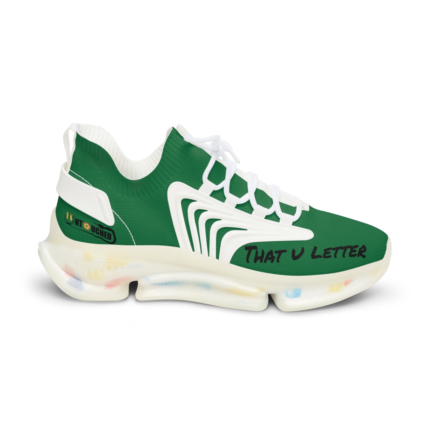 Green Light UNTOUCHED Men's Mesh Sneakers 'That U Letter'
