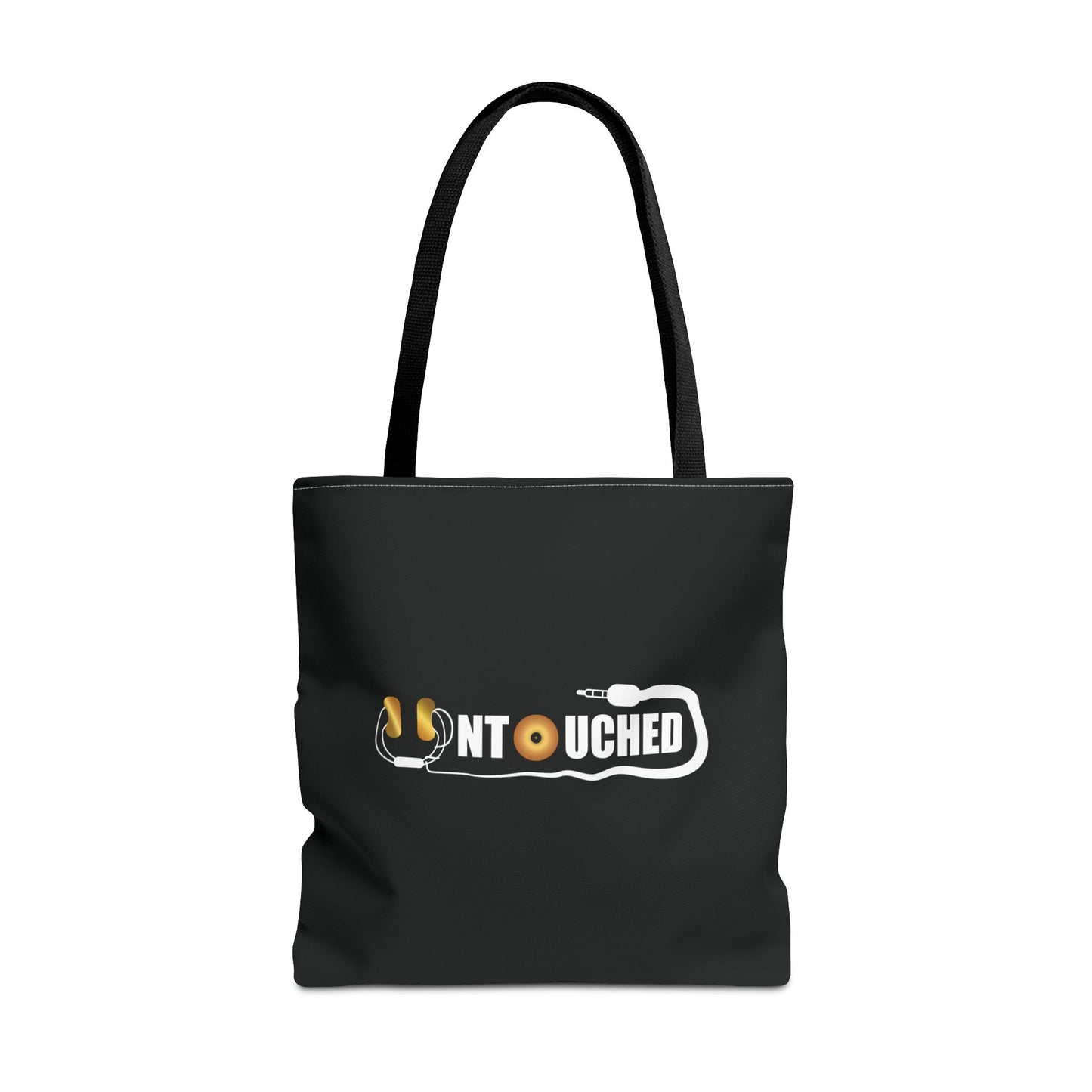 Untouched Music-Themed Tote Bag with QR Code