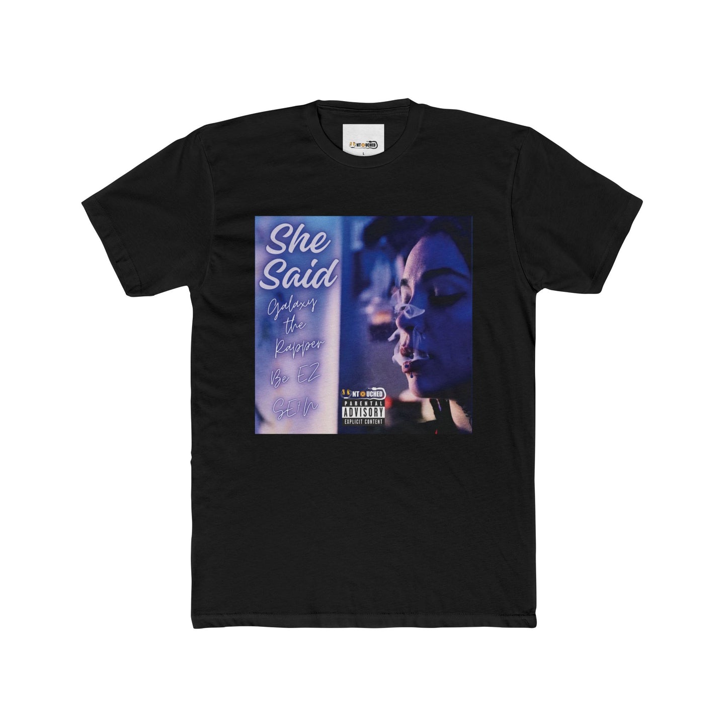 Cover Art Collection Unisex Cotton Crew Tee - 'She Said' Graphic T-Shirt