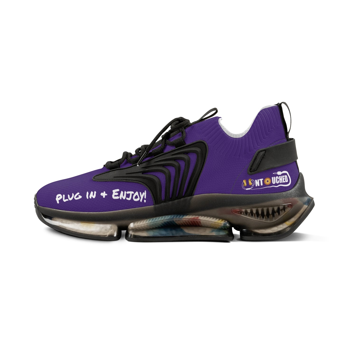 Purple Heart UNTOUCHED Men's Mesh Sneakers 'That U Letter'
