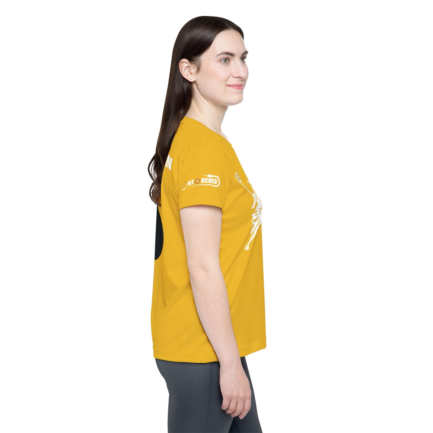 Yellow SMS Lacrosse Sports Jersey
