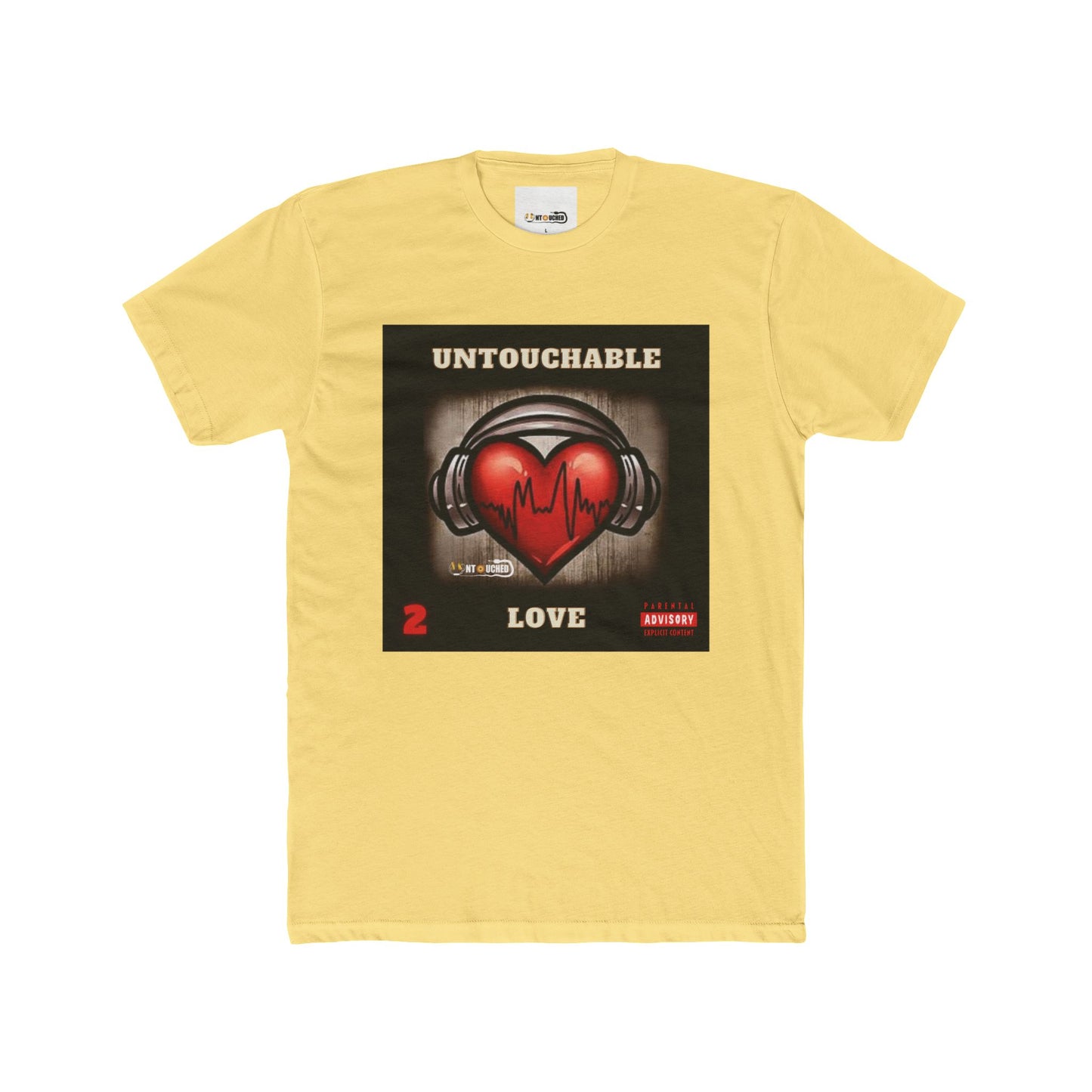 Cover Art Collection Unisex Cotton Crew Tee - 'Untouchable Love Part 2' Graphic T-Shirt
