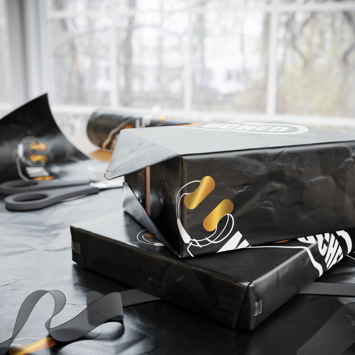 UNTOUCHED Sleek Modern Wrapping Paper