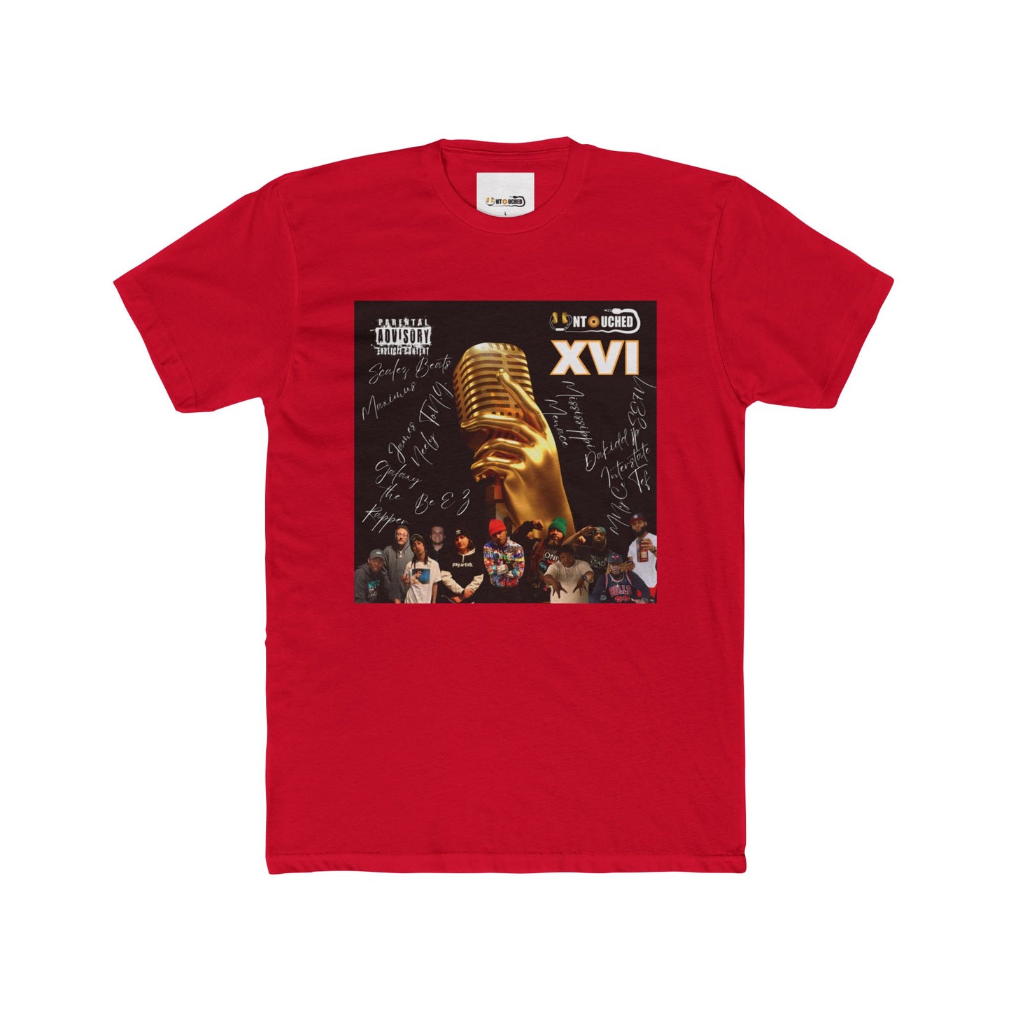 Cover Art Collection Unisex Cotton Crew Tee - 'XVI' Graphic T-Shirt