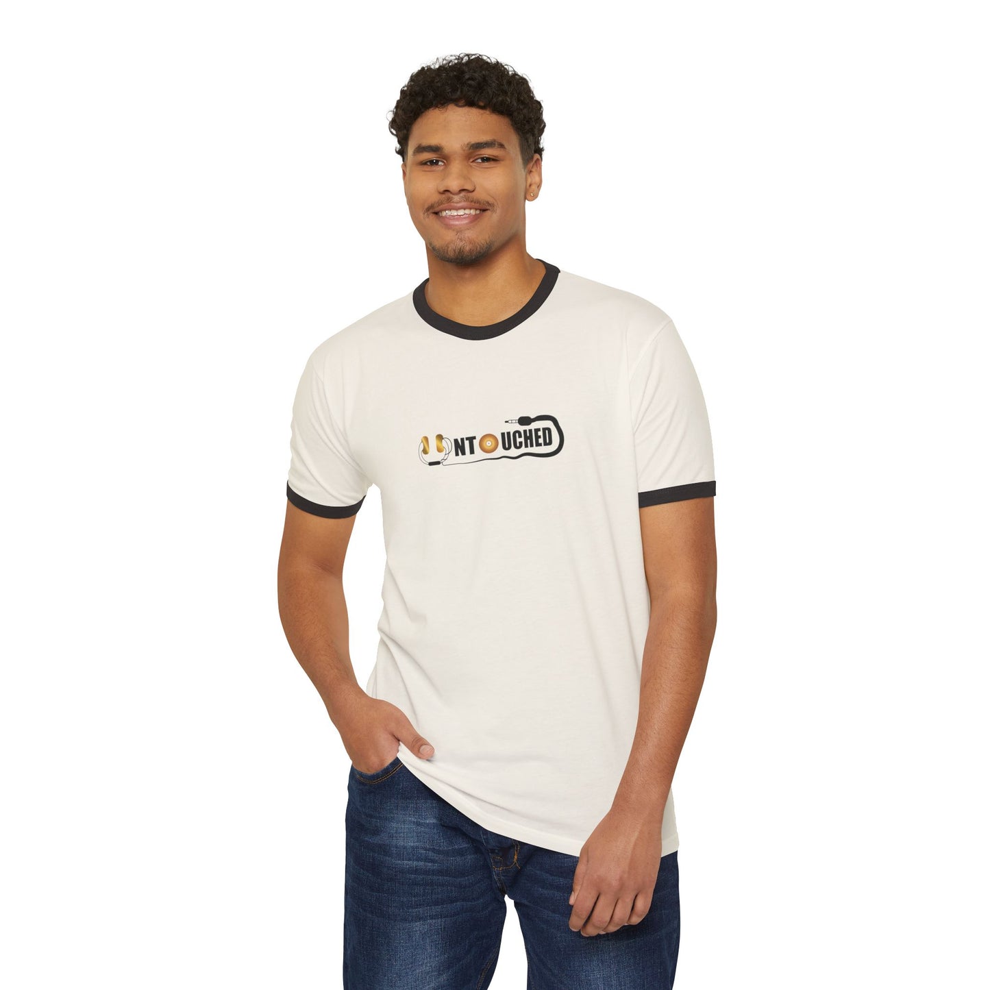 UNTOUCHED Unisex Cotton Ringer T-Shirt
