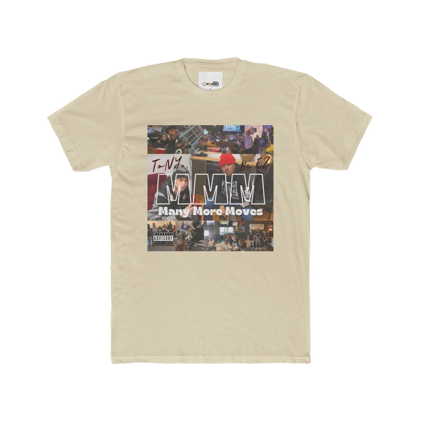Cover Art Collection Unisex Cotton Crew Tee - 'MMM' Graphic T-Shirt