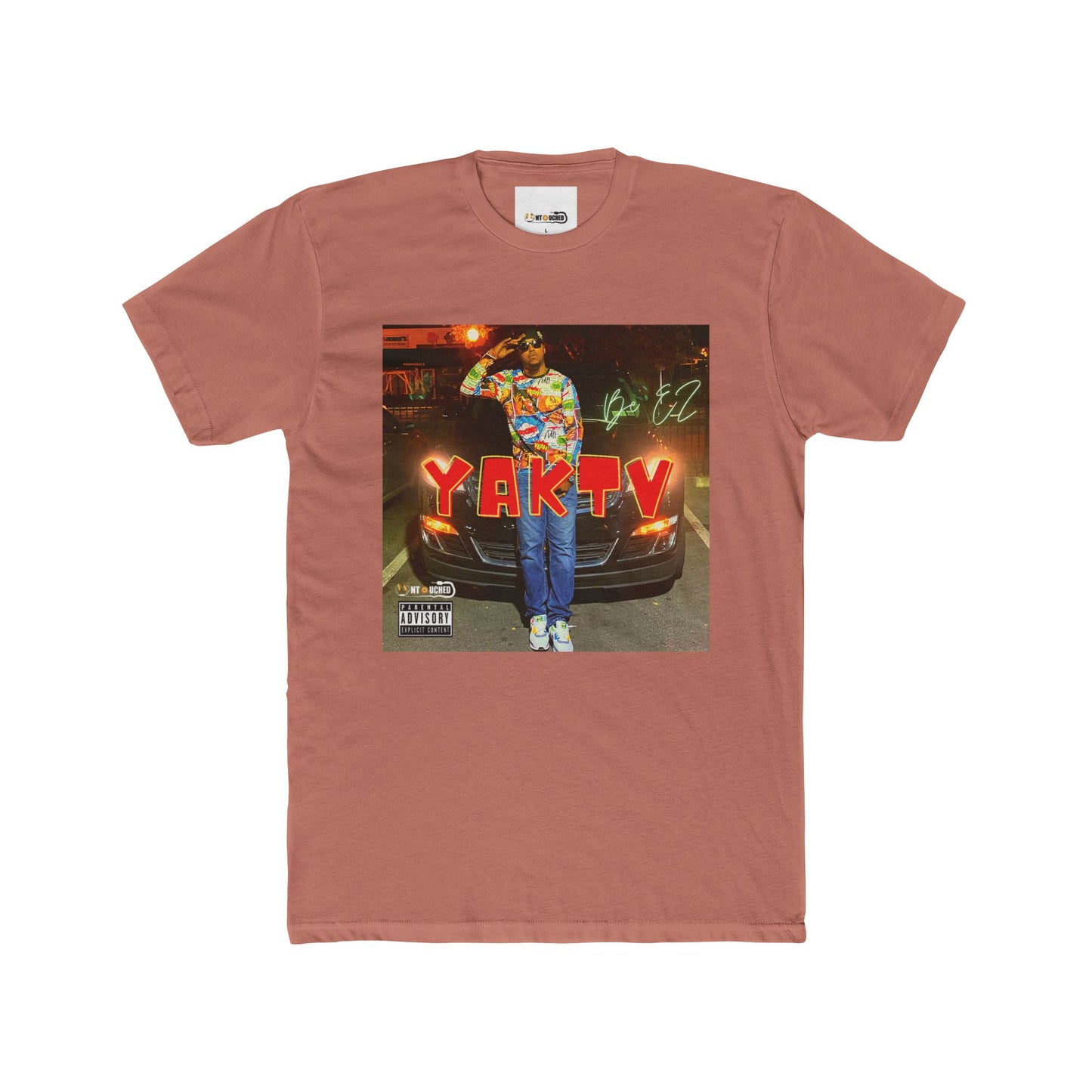 Cover Art Collection Unisex Cotton Crew Tee - ' YAKTV' Graphic T-Shirt