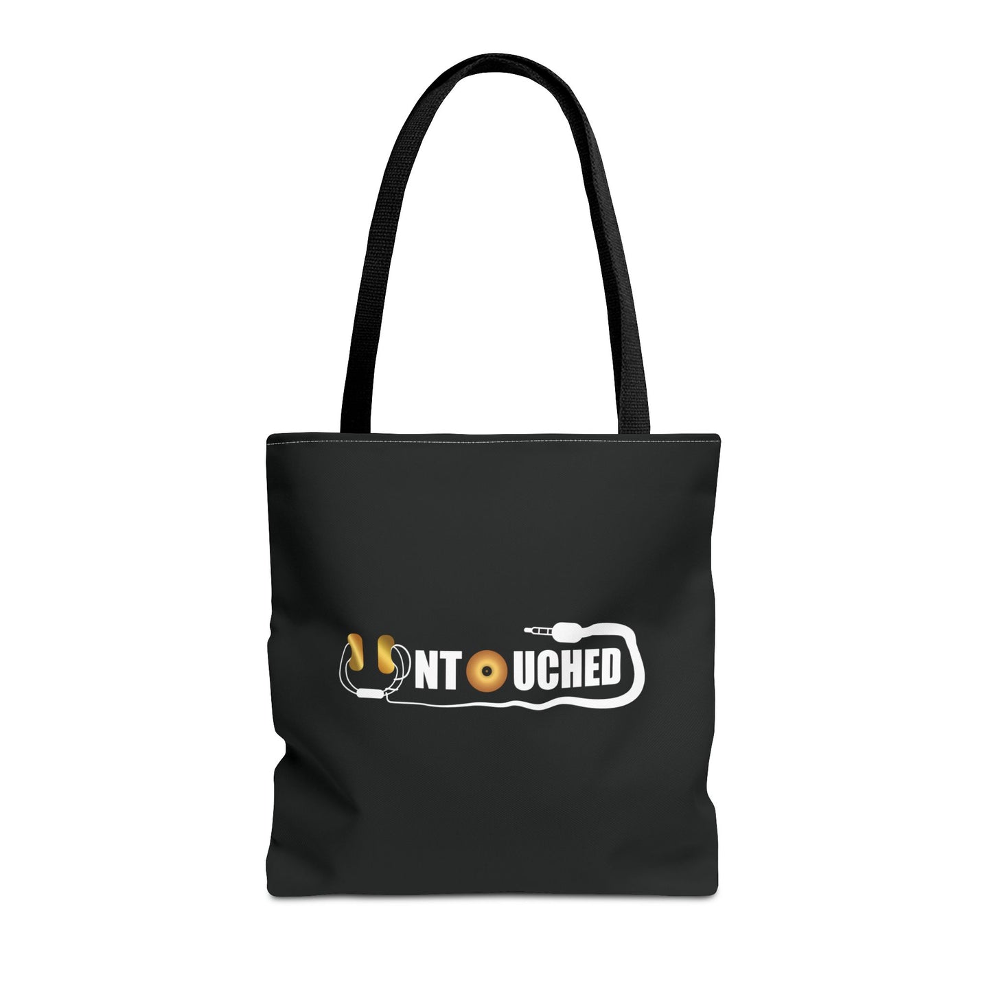 Untouched Music-Themed Tote Bag with QR Code