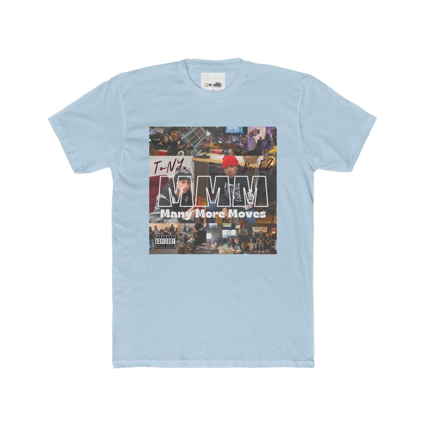 Cover Art Collection Unisex Cotton Crew Tee - 'MMM' Graphic T-Shirt