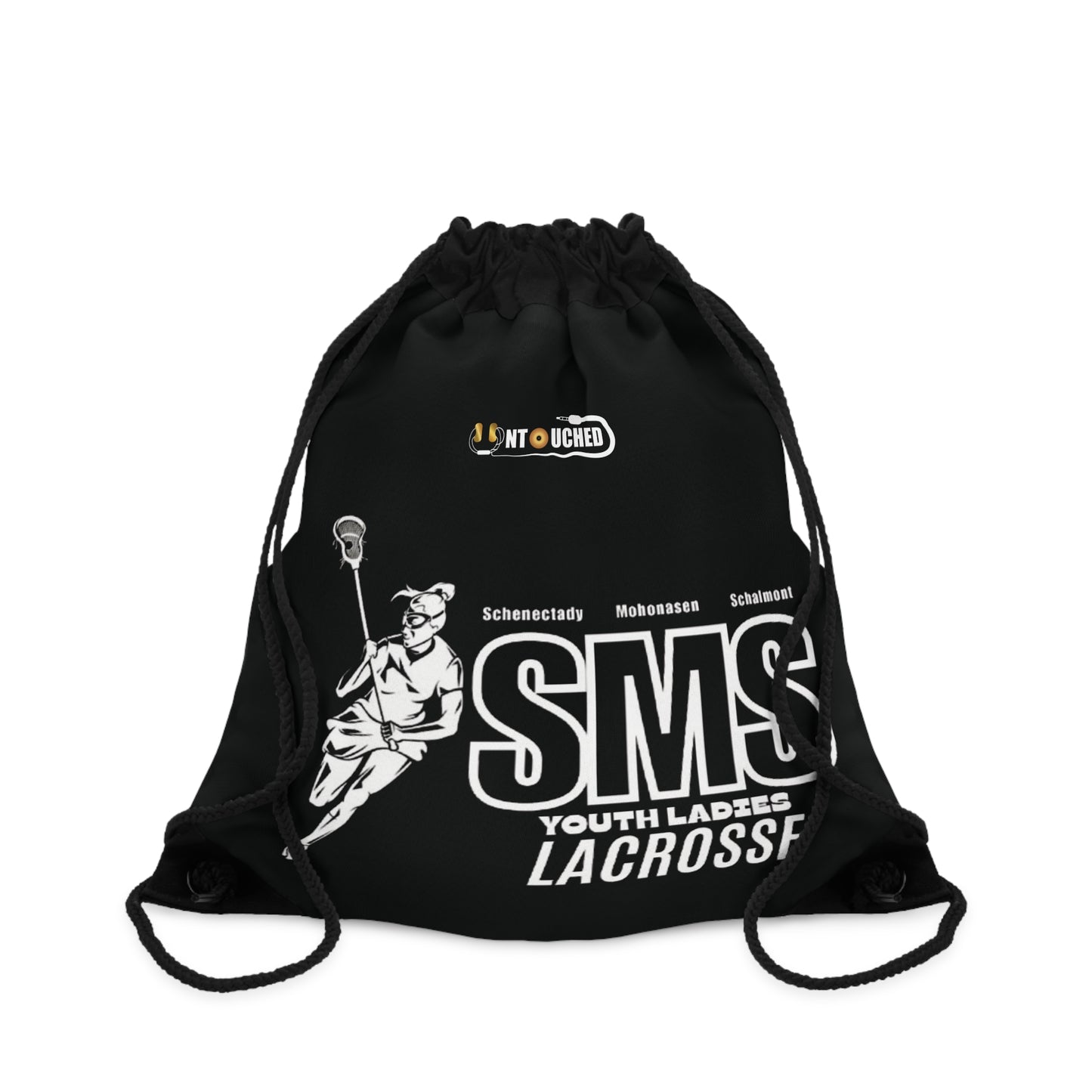 SMS Lacrosse Drawstring Bag - Black