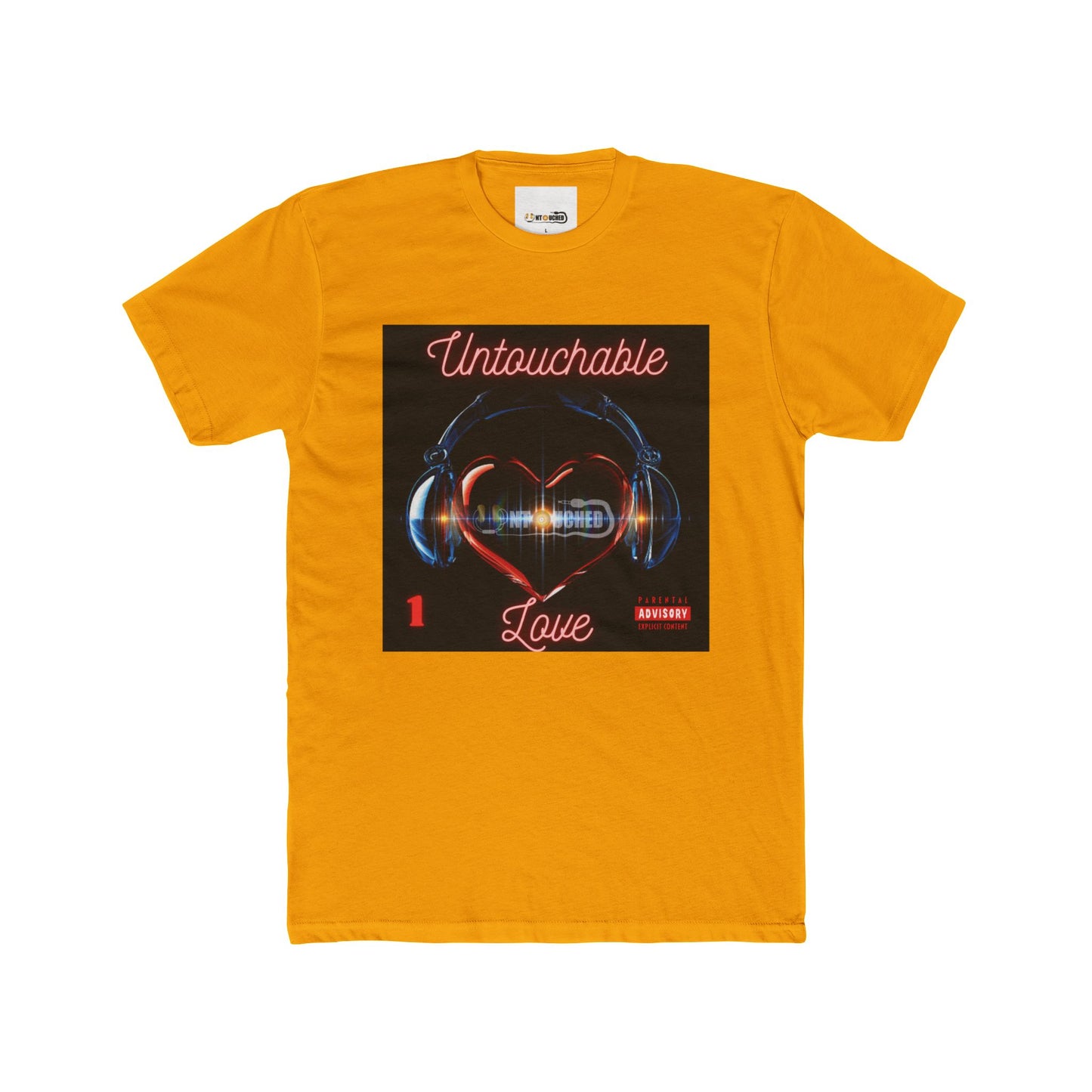 Cover Art Collection Unisex Cotton Crew Tee - 'Untouchable Love Part 1' Graphic T-Shirt