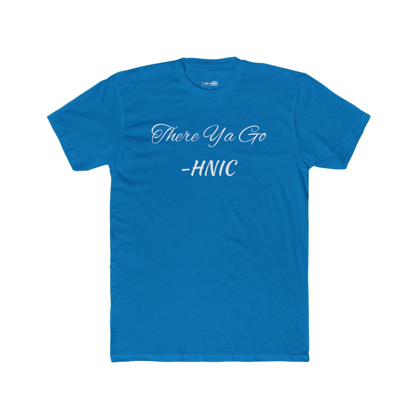 Unisex HNIC Cotton Crew Tee - Fun Emoji Design for Everyday Wear