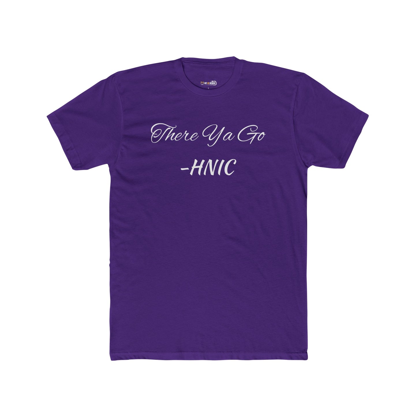 Unisex HNIC Cotton Crew Tee - Fun Emoji Design for Everyday Wear