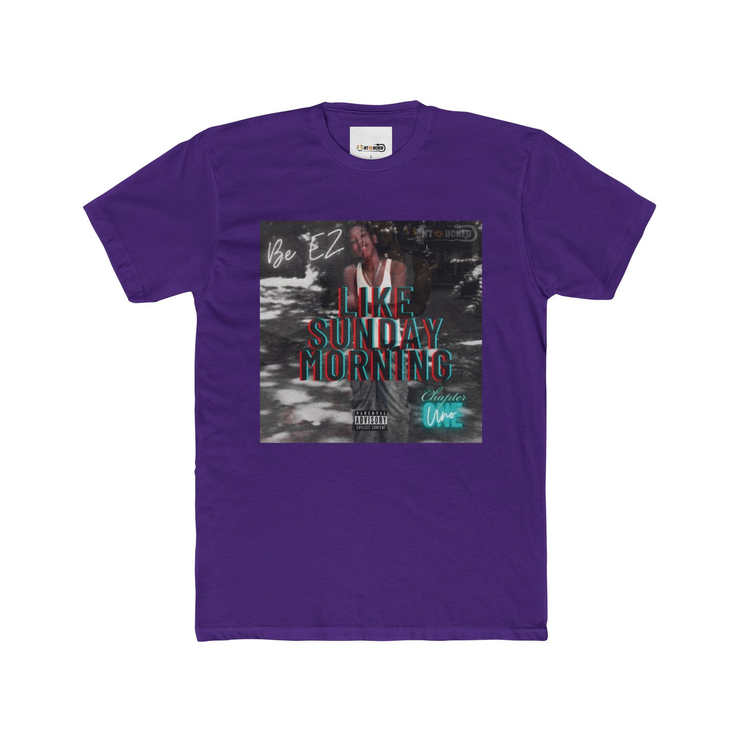 Cover Art Collection Unisex Cotton Crew Tee - 'Like Sunday Morning Part 1' Graphic T-Shirt