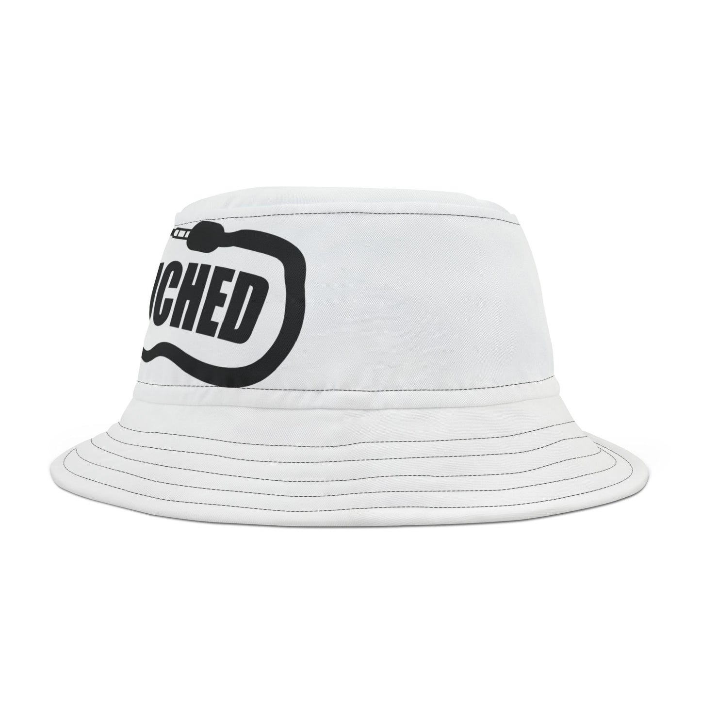 Trendy UNTOUCHED Music Bucket Hat for Music Lovers