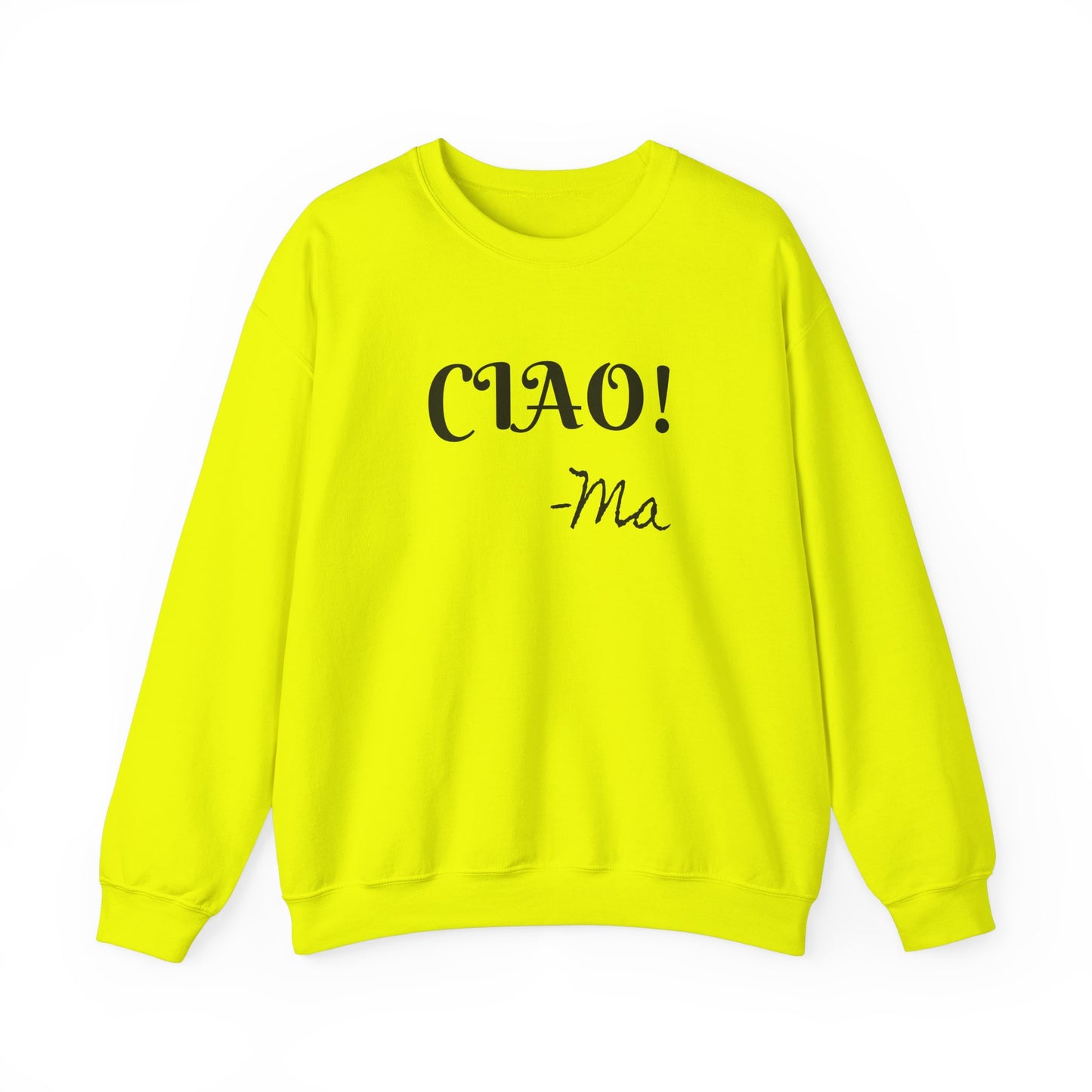 Ciao! Mom Unisex Heavy Blend Sweatshirt - Cozy Gift for Mother's Day & Casual Outings