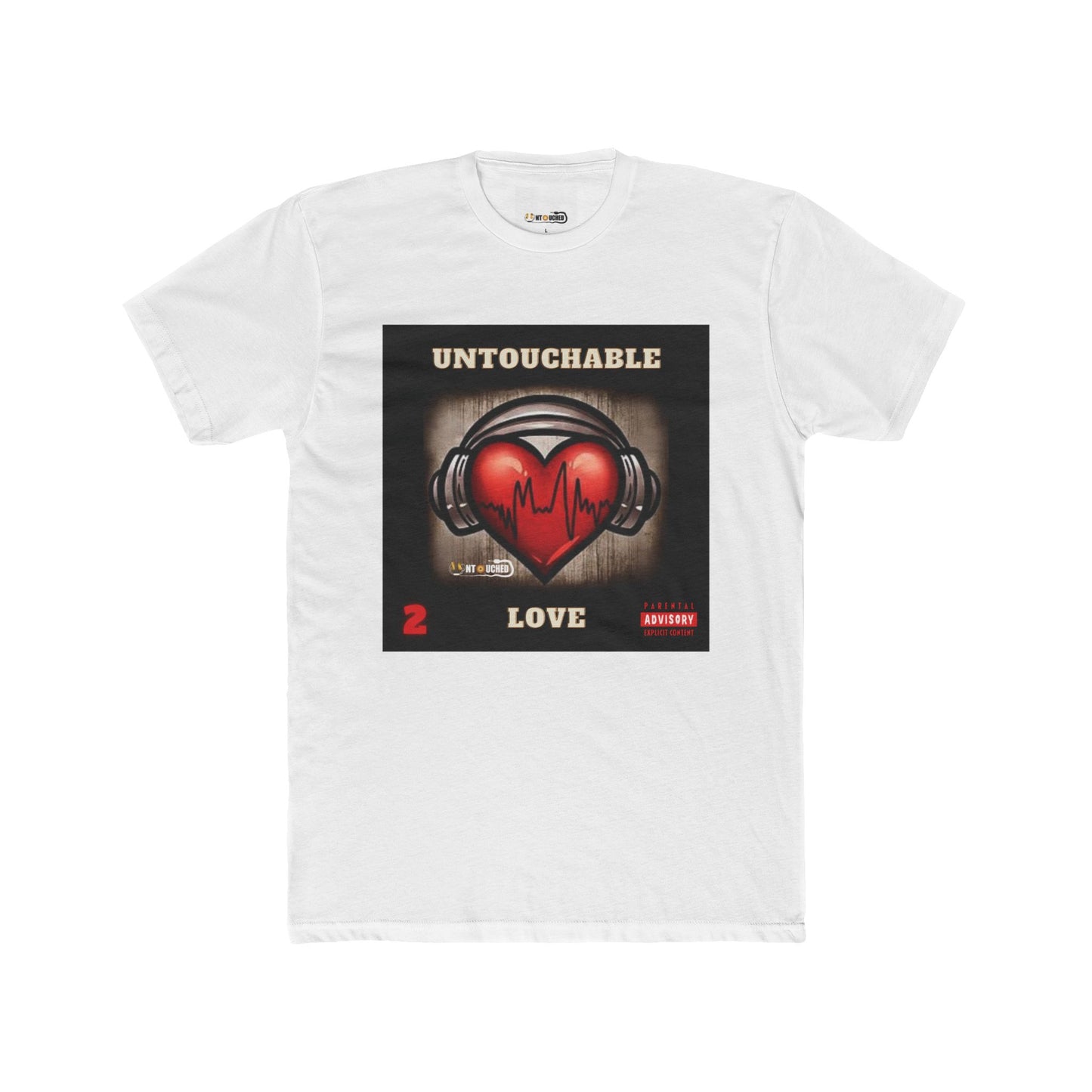 Cover Art Collection Unisex Cotton Crew Tee - 'Untouchable Love Part 2' Graphic T-Shirt