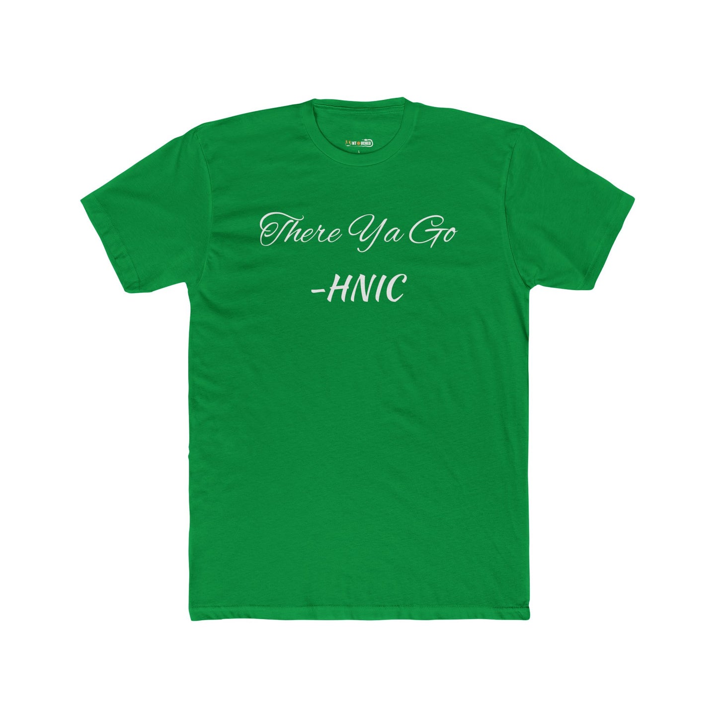 Unisex HNIC Cotton Crew Tee - Fun Emoji Design for Everyday Wear