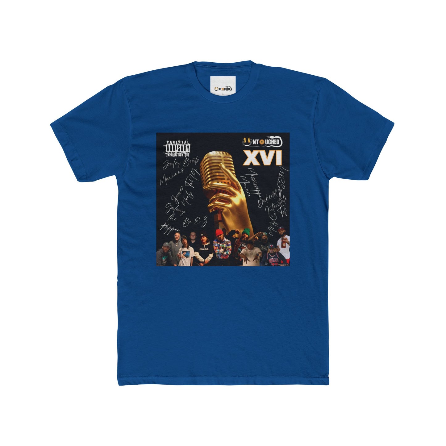 Cover Art Collection Unisex Cotton Crew Tee - 'XVI' Graphic T-Shirt
