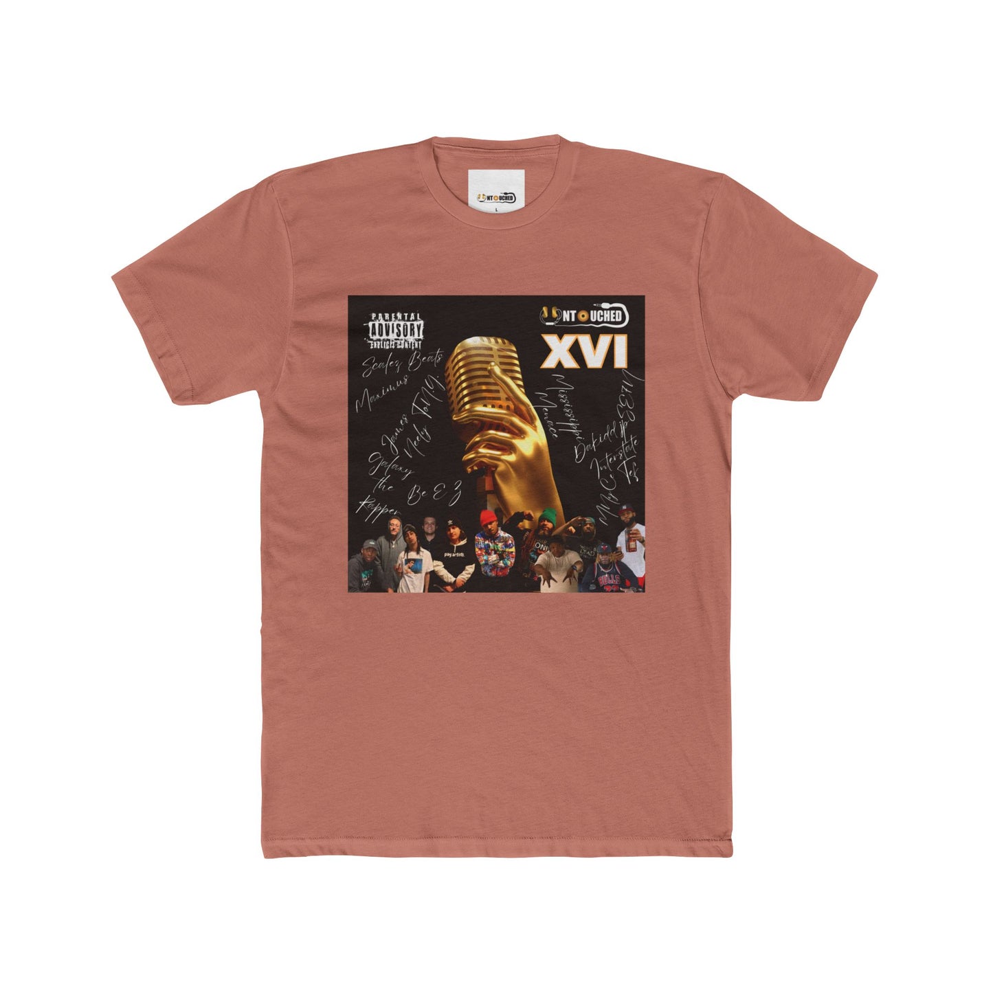 Cover Art Collection Unisex Cotton Crew Tee - 'XVI' Graphic T-Shirt