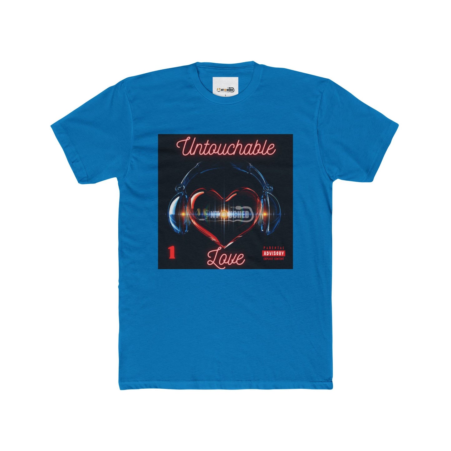 Cover Art Collection Unisex Cotton Crew Tee - 'Untouchable Love Part 1' Graphic T-Shirt