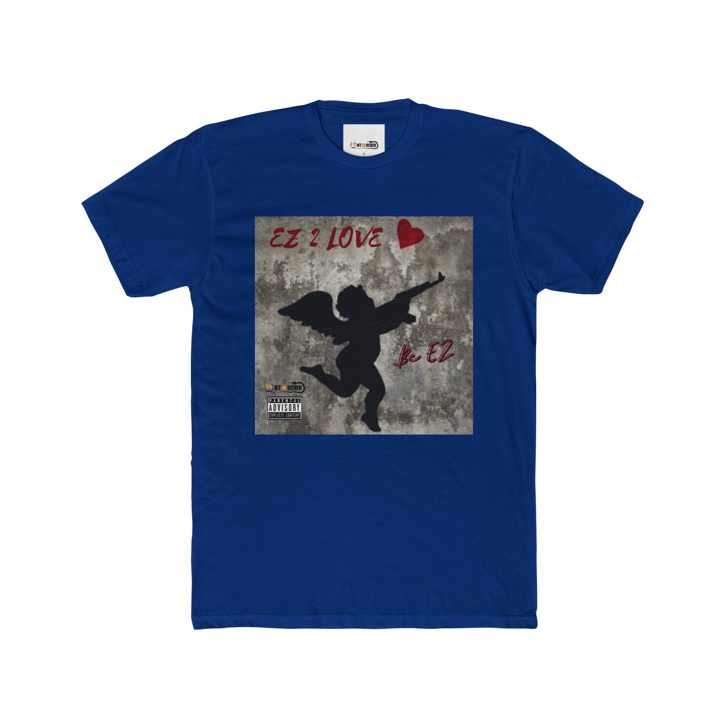 Cover Art Collection Unisex Cotton Crew Tee - ' EZ 2 Love' Graphic T-Shirt