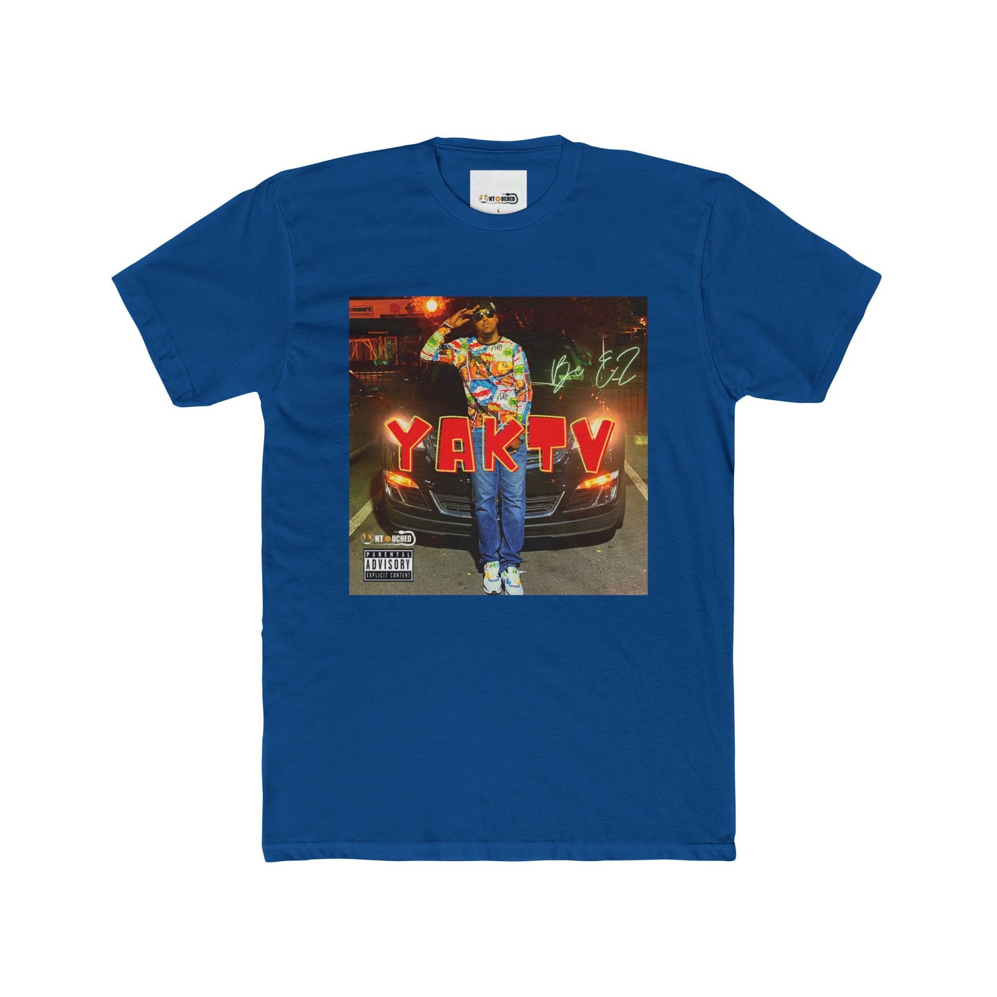 Cover Art Collection Unisex Cotton Crew Tee - ' YAKTV' Graphic T-Shirt