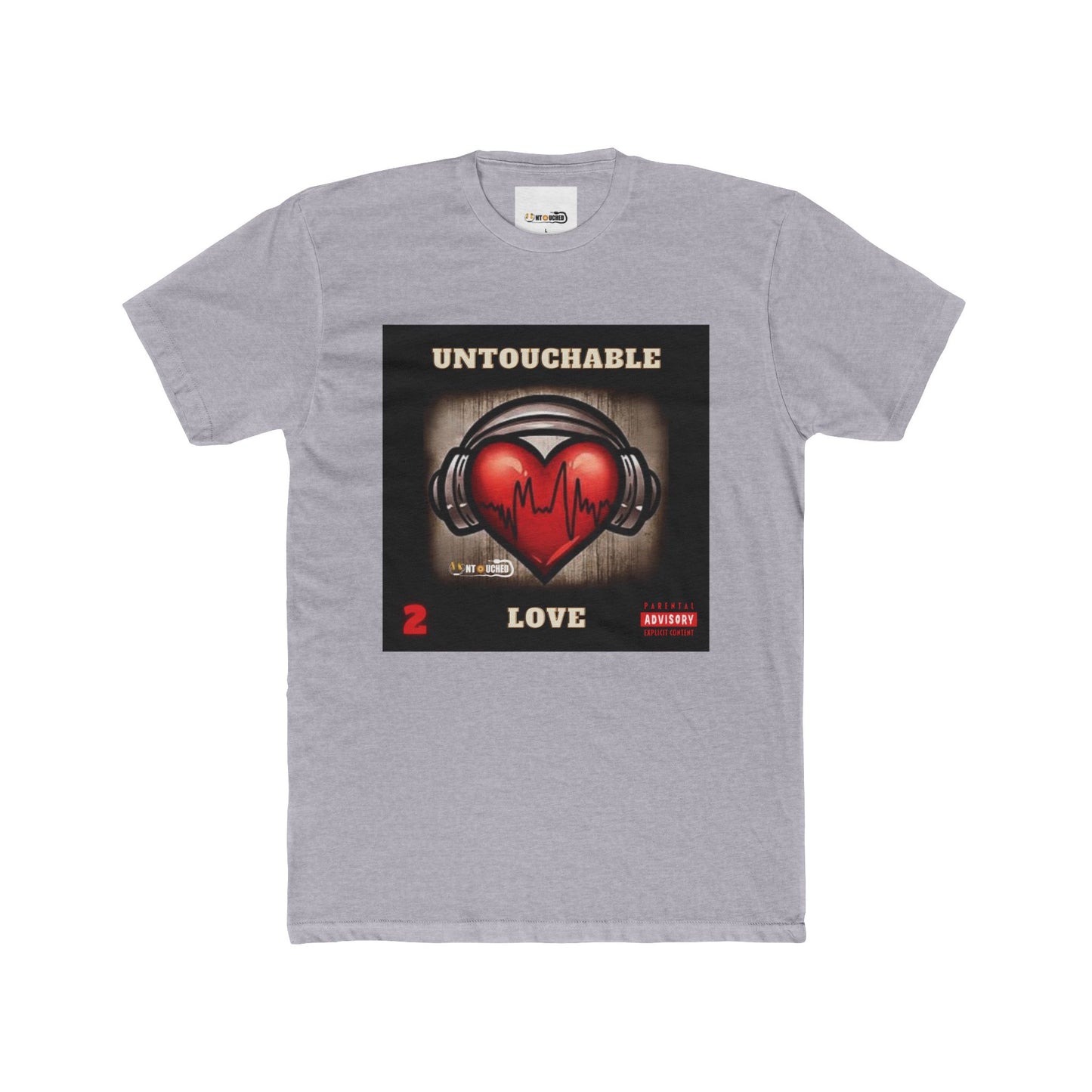 Cover Art Collection Unisex Cotton Crew Tee - 'Untouchable Love Part 2' Graphic T-Shirt