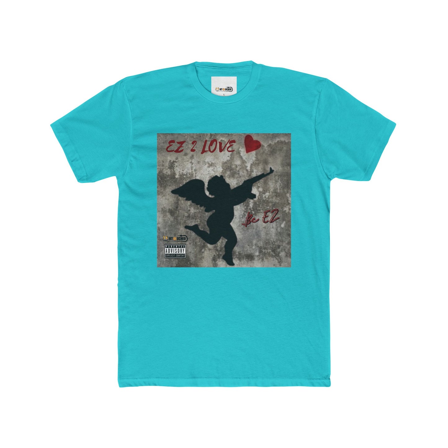 Cover Art Collection Unisex Cotton Crew Tee - ' EZ 2 Love' Graphic T-Shirt