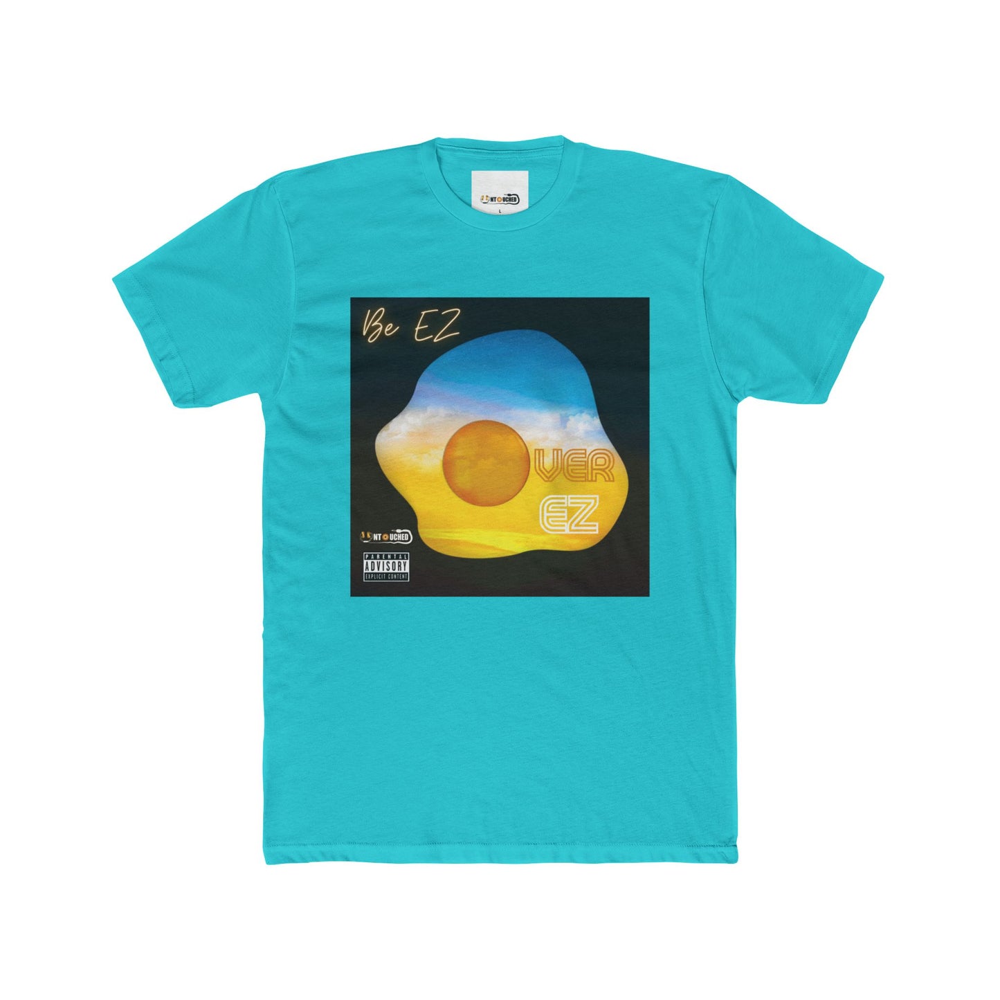 Cover Art Collection Unisex Cotton Crew Tee - 'Over EZ' Graphic T-Shirt